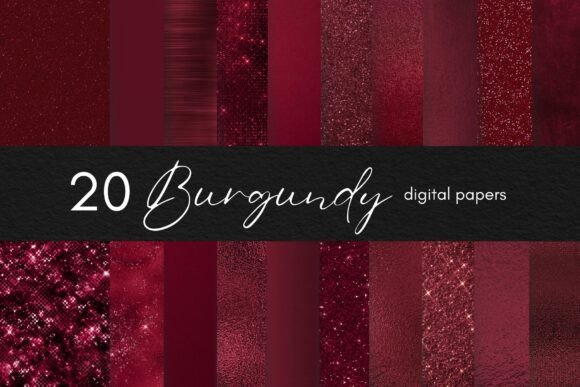 Burgundy Digital Paper: Rich Textures for Modern Design