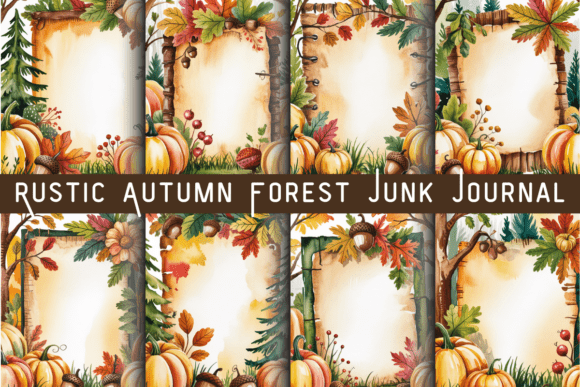 Embrace the Season: A Rustic Autumn Forest Junk Journal