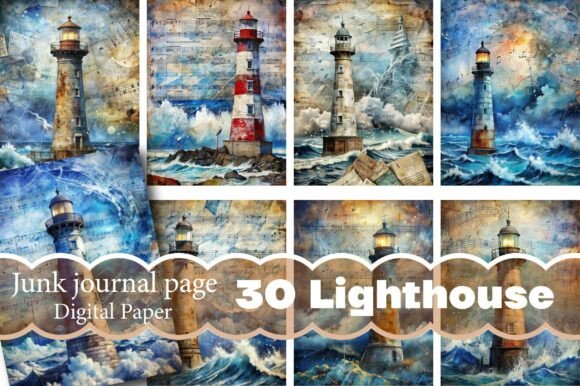 Lighthouse Junk Journal Pages: A Creative's Guide
