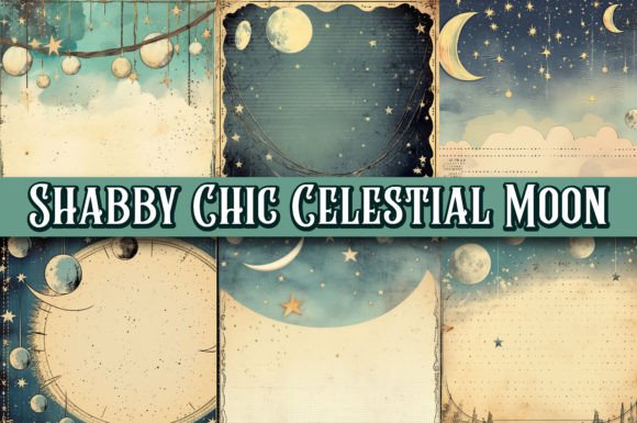 Shabby Chic Celestial Moon Junk Journal: A Designer's Guide