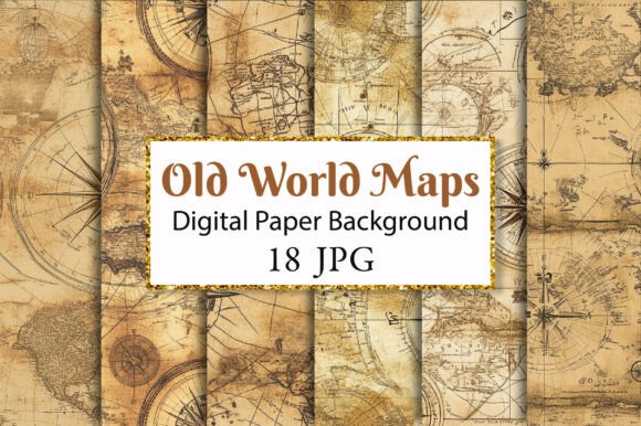 Timeless Charm: Vintage Old World Maps Junk Journal