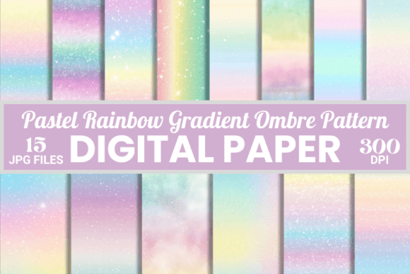Unlocking Creative Potential with Pastel Rainbow Gradient Ombre Backgrounds